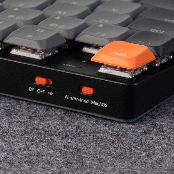 Keychron K5 QMK (Ver.2) Wireless White Backlight (Keychron Red Switch)